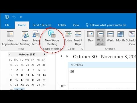 skype for business not showing in outlook